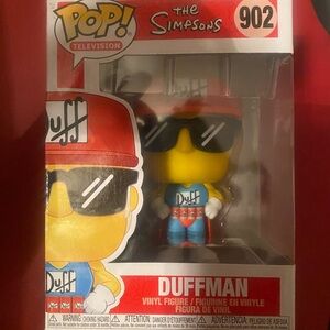 Funko Pop The Simpsons Duffman Red and Blue Vinyl Figure